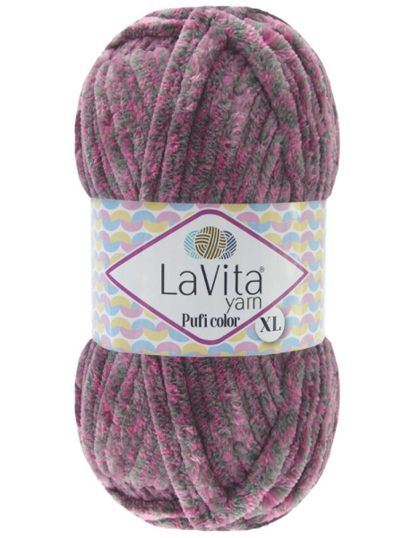 Пряжа LaVita Pufi Color XL 9472