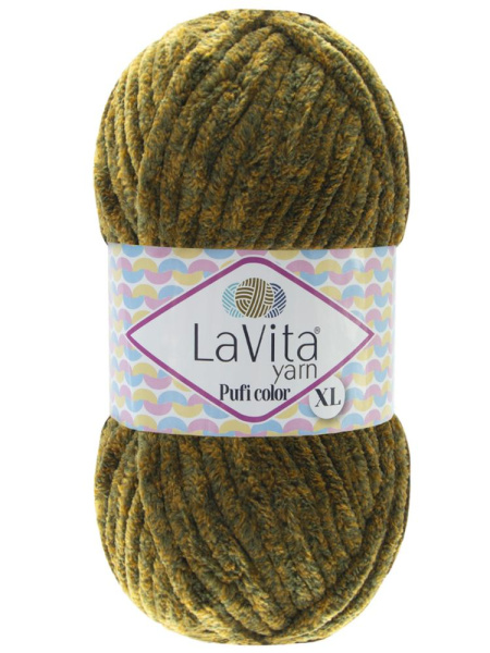 Пряжа LaVita Pufi Color XL 9470