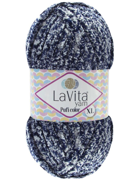 Пряжа LaVita Pufi Color XL 9468