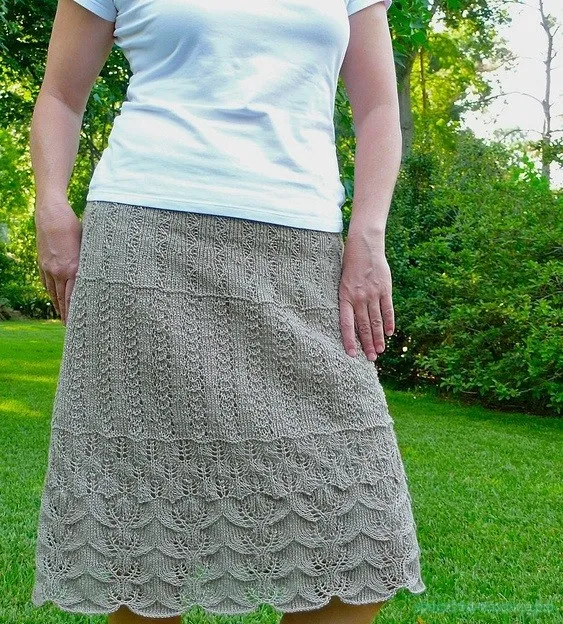 Юбки спицами Вязаные юбки спицами 19 схем и описаний вязания для женщин бесплатно