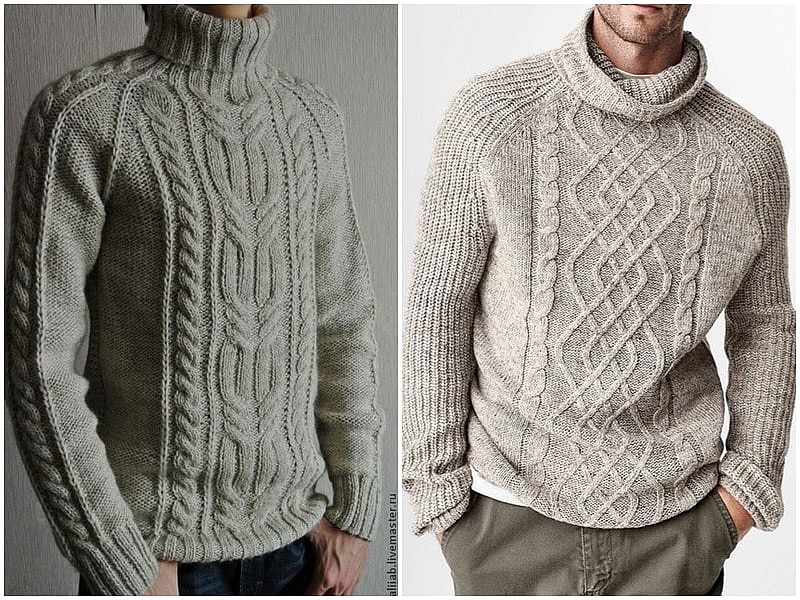 Мужские свитеры: виды, правила вязания, выбор пряжи, подборка моделей