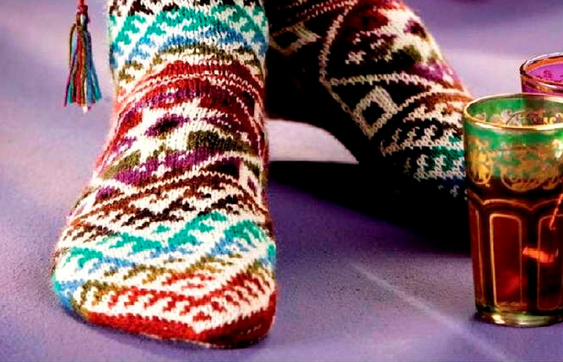 Мысок носка: варианты вязания с описанием