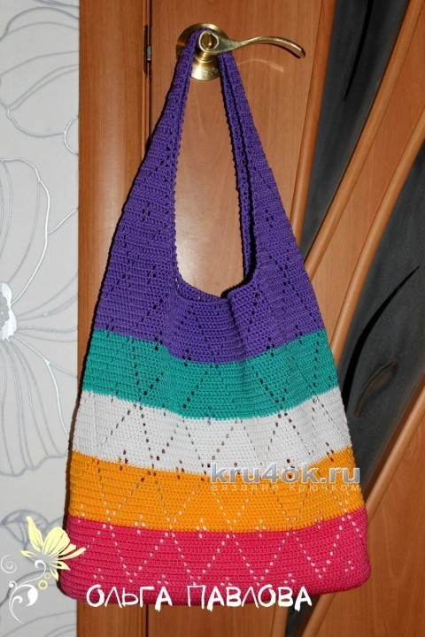 Модные вязаные сумки | идей для вязания спицами | Дзен