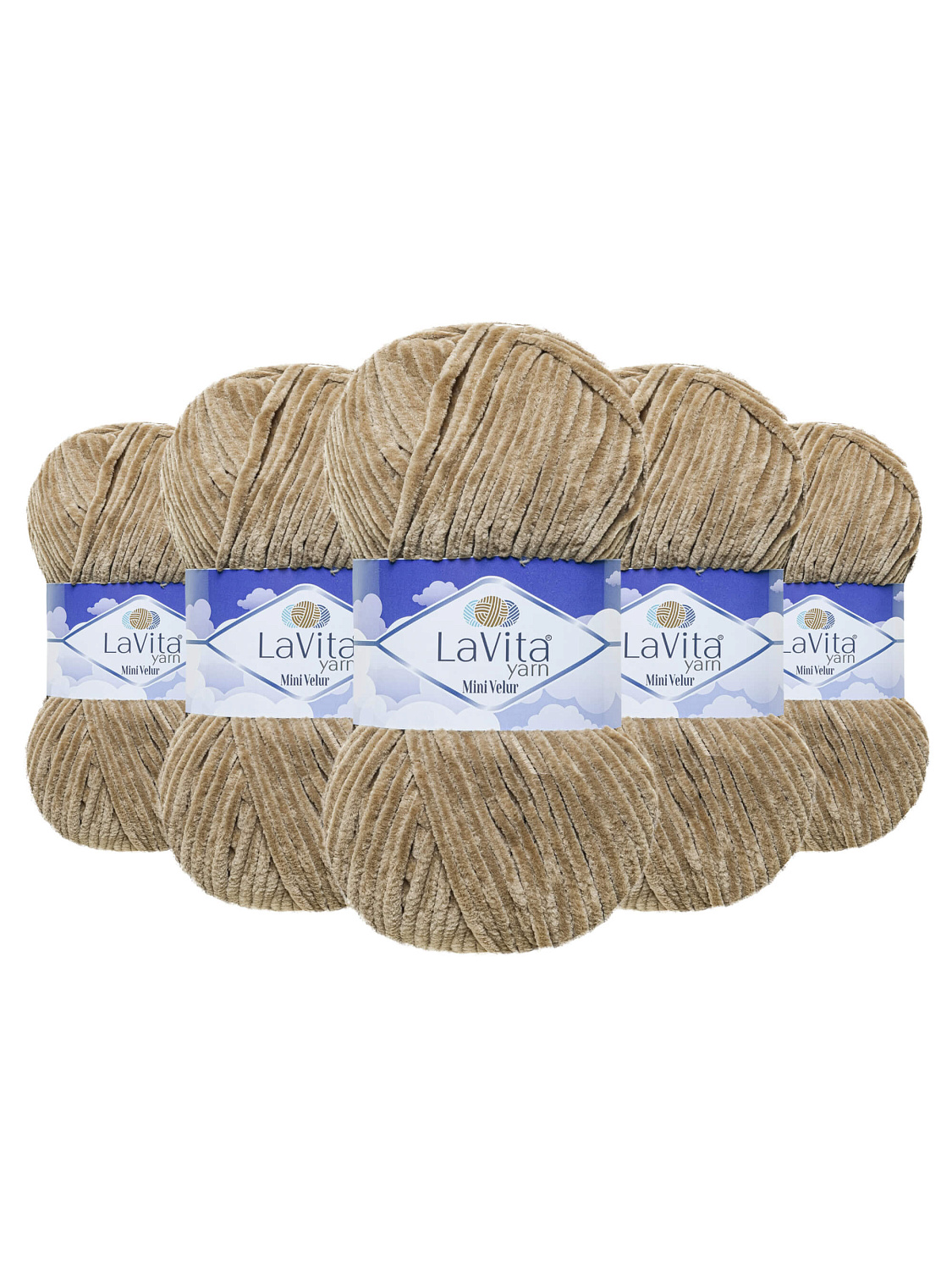 Пряжа LaVita Mini Velur 1039 - 1 моток
