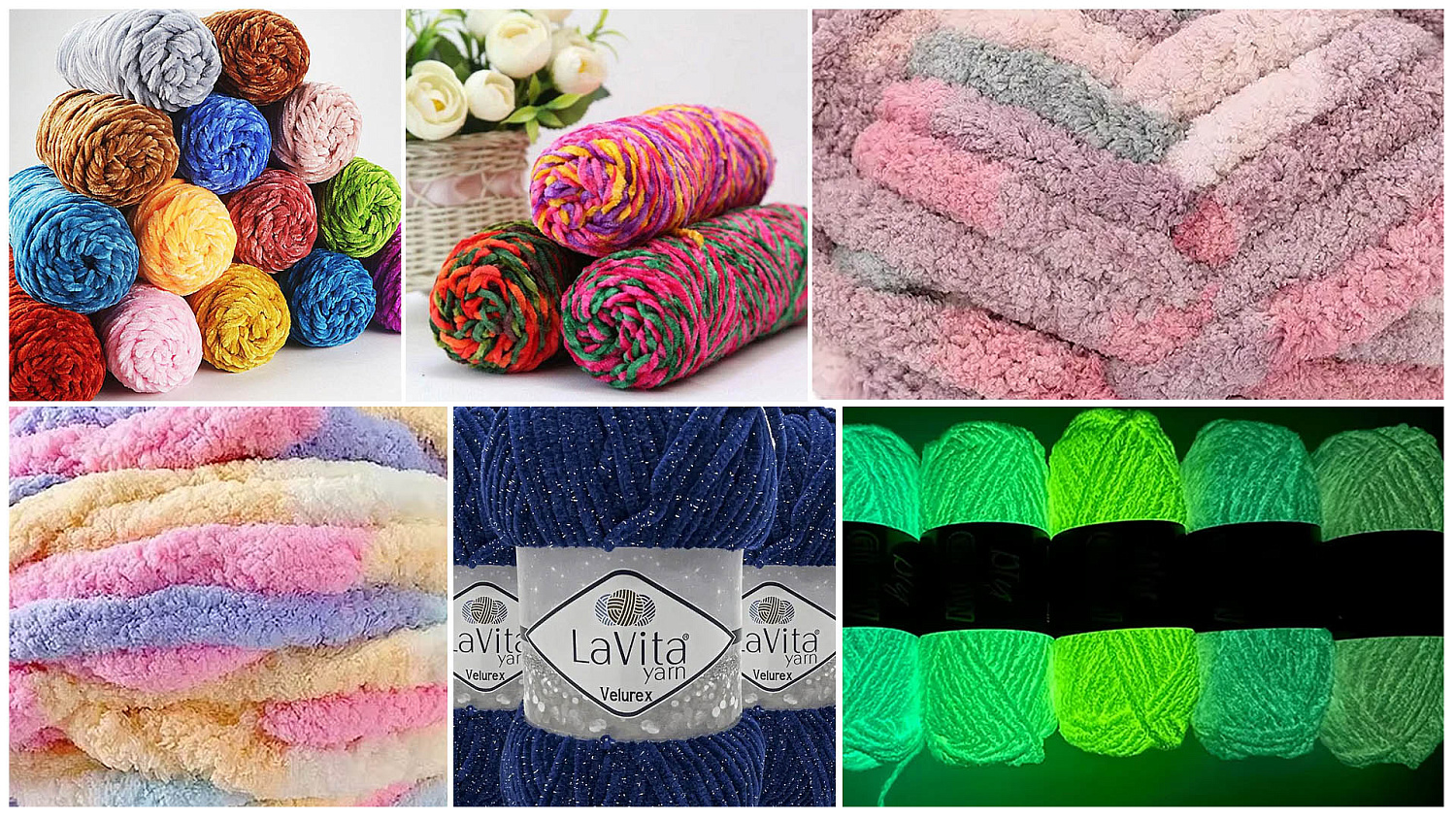 Виды плюшевой пряжи: толщина, состав, цвет
