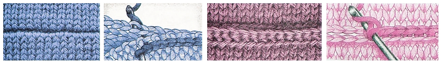 Соединительные швы в вязании спицами