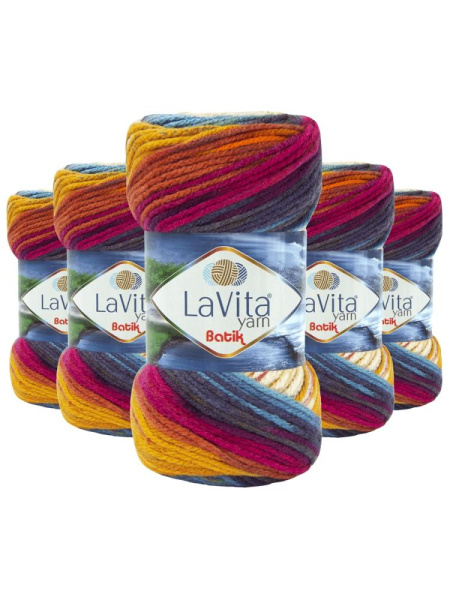 Пряжа LaVita Batik DG01