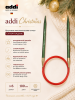 Спицы металлические круговые супергладкие addiChristmas, №6, 100 см.