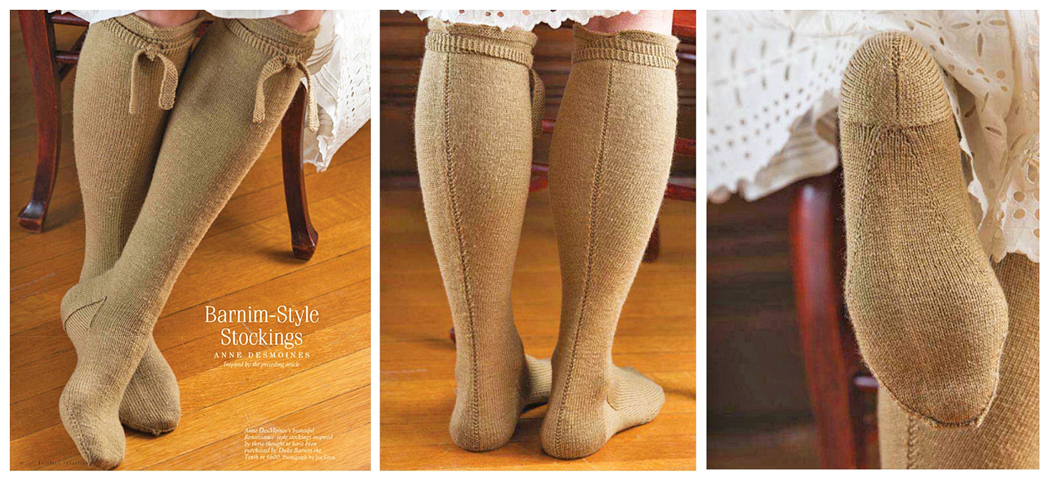 Чулки спицами в стиле принца Барнима X: описание вязания – Ч. 2