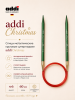 Спицы металлические круговые супергладкие addiChristmas, №6, 60 см.