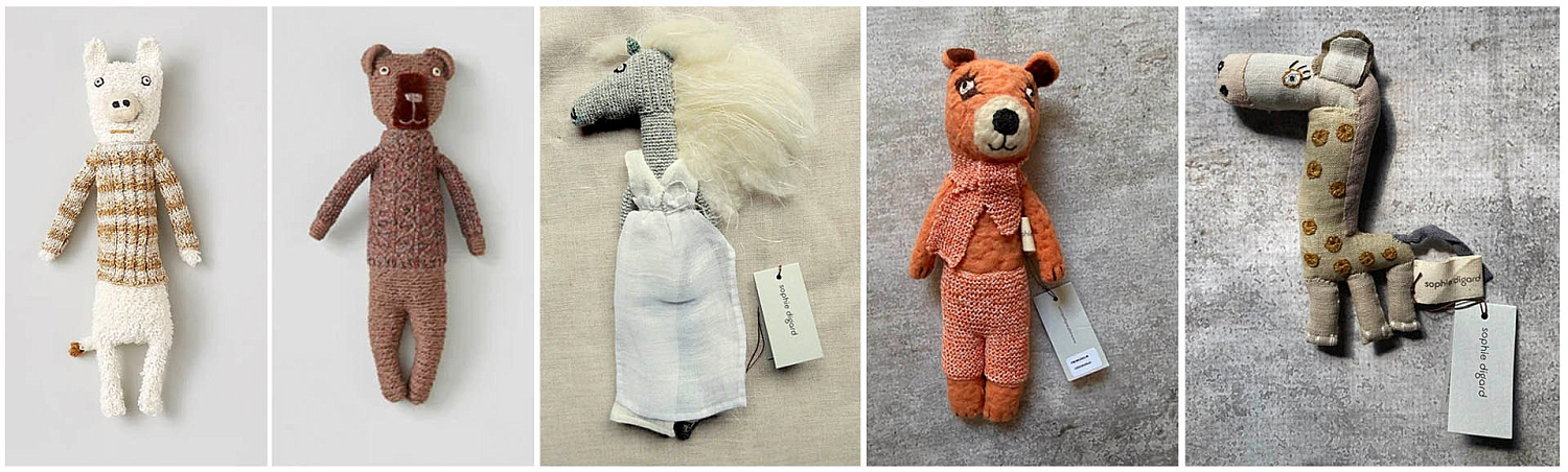 Софи Дижар: вязаные крючком аксессуары, украшения и игрушки