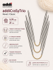Спицы чулочные гибкие addiCraSyTrio, супергладкие, №3.75, 21 см