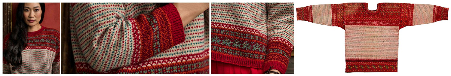 Женский свитер из Финляндии: схема с описанием вязания