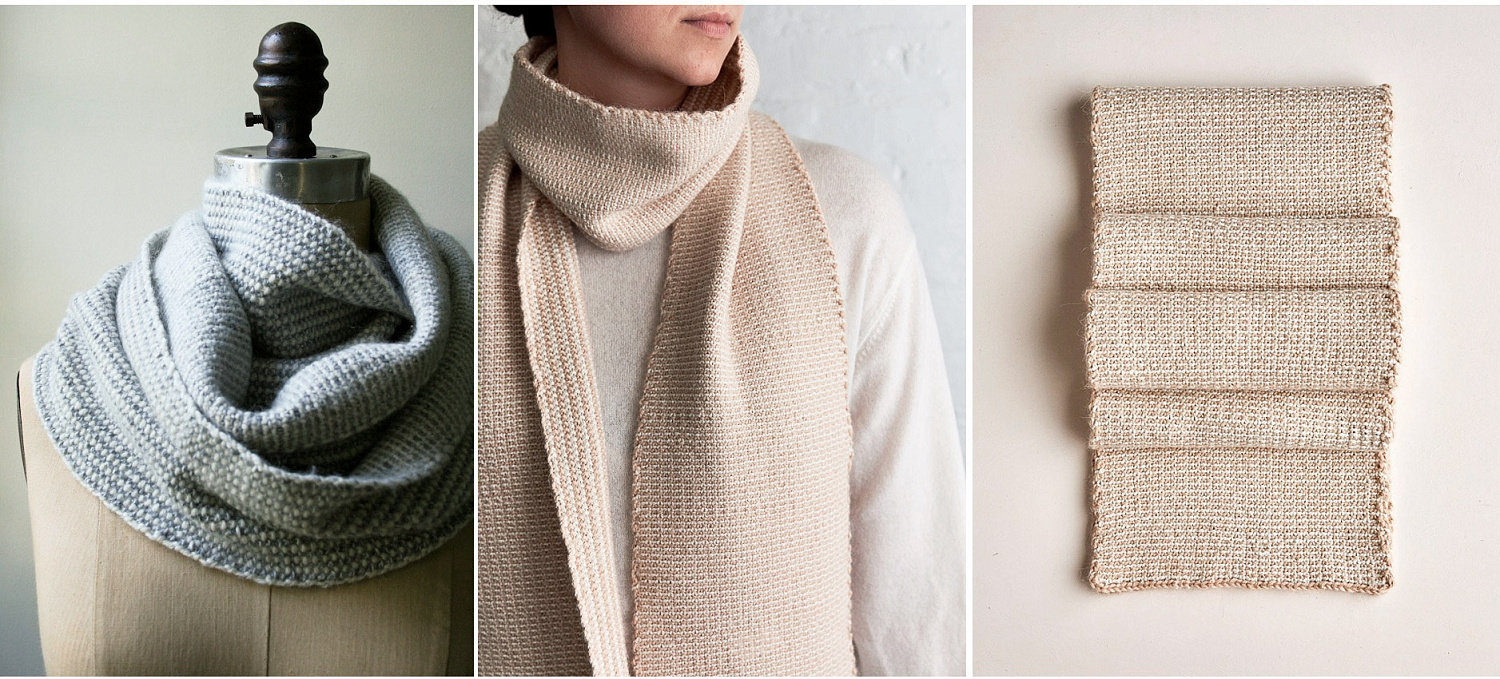 Шарф спицами от PURL SOHO: описание вязания