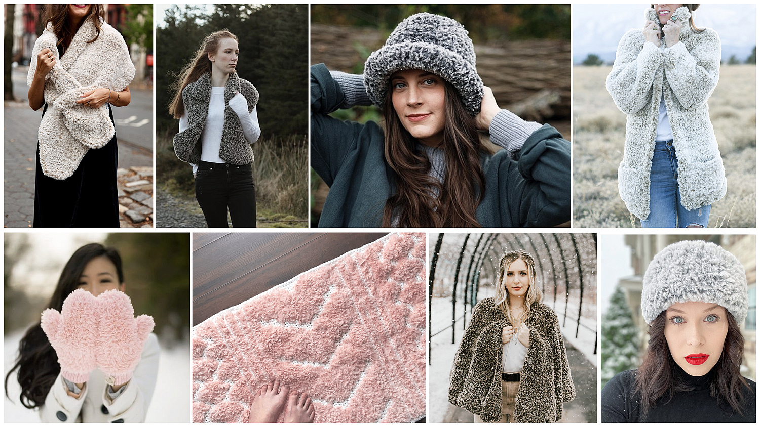 Что можно связать из плюшевой пряжи?