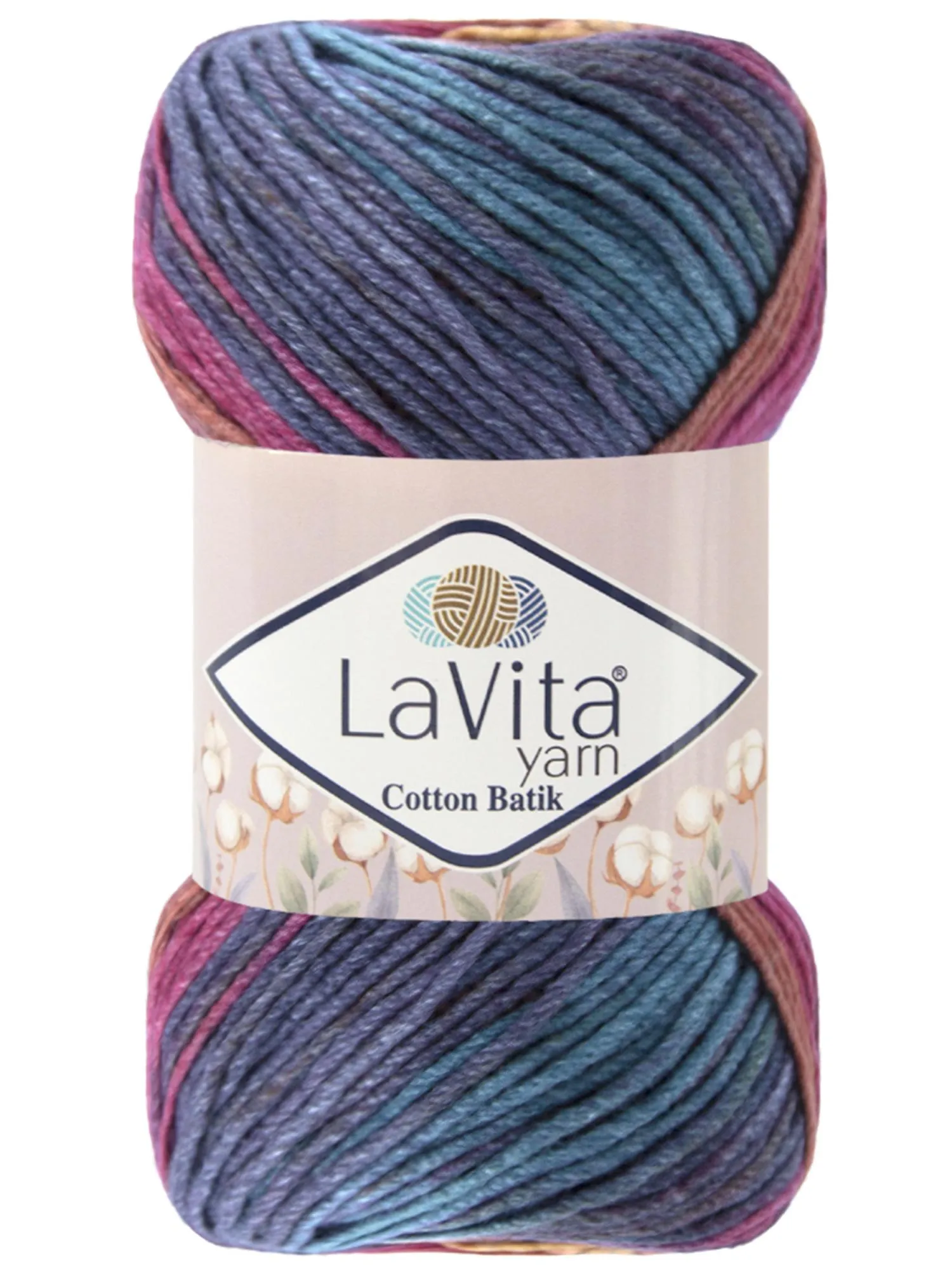 Пряжа LaVita Cotton Batik CB01