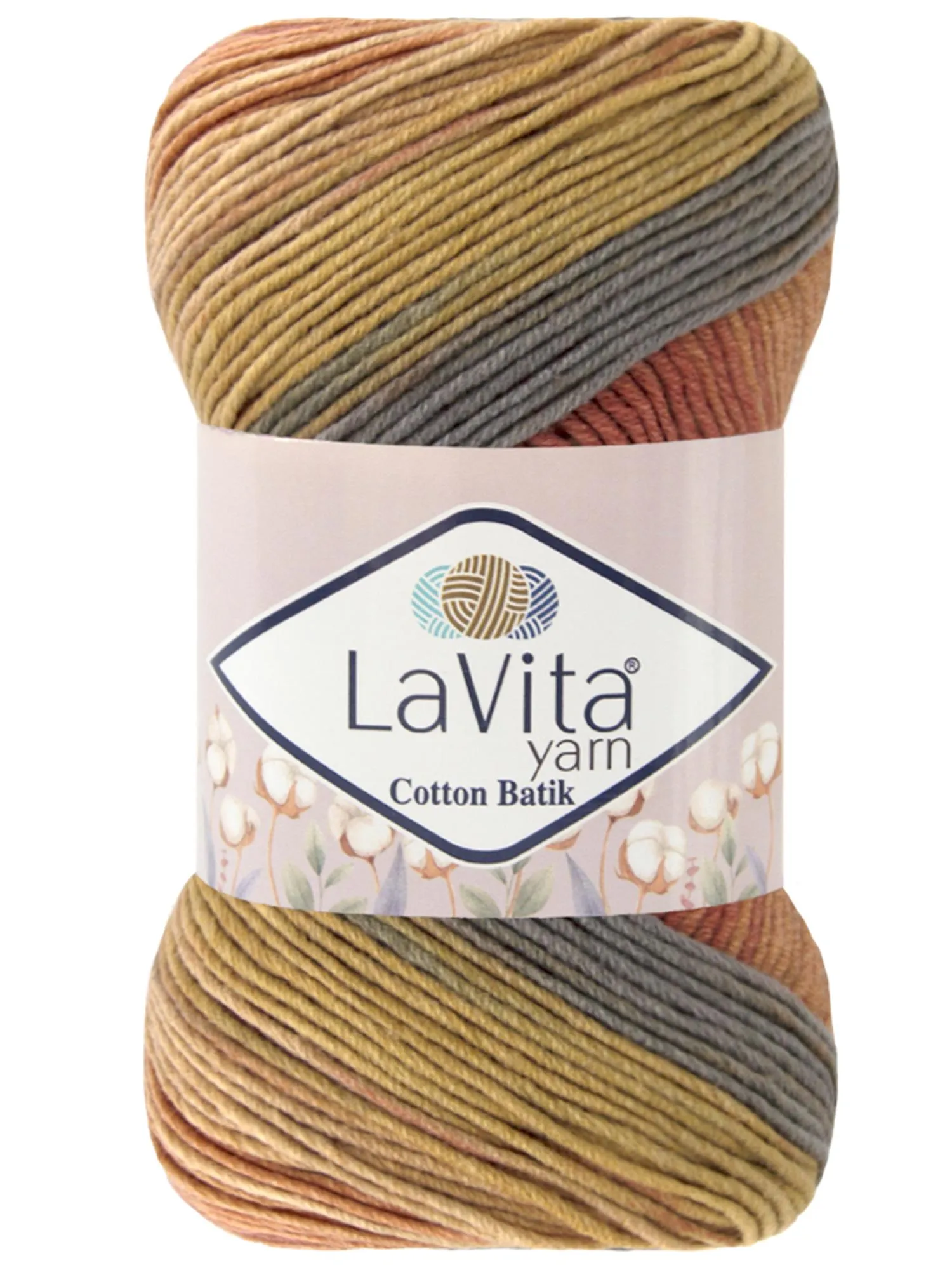 Пряжа LaVita Cotton Batik CB12