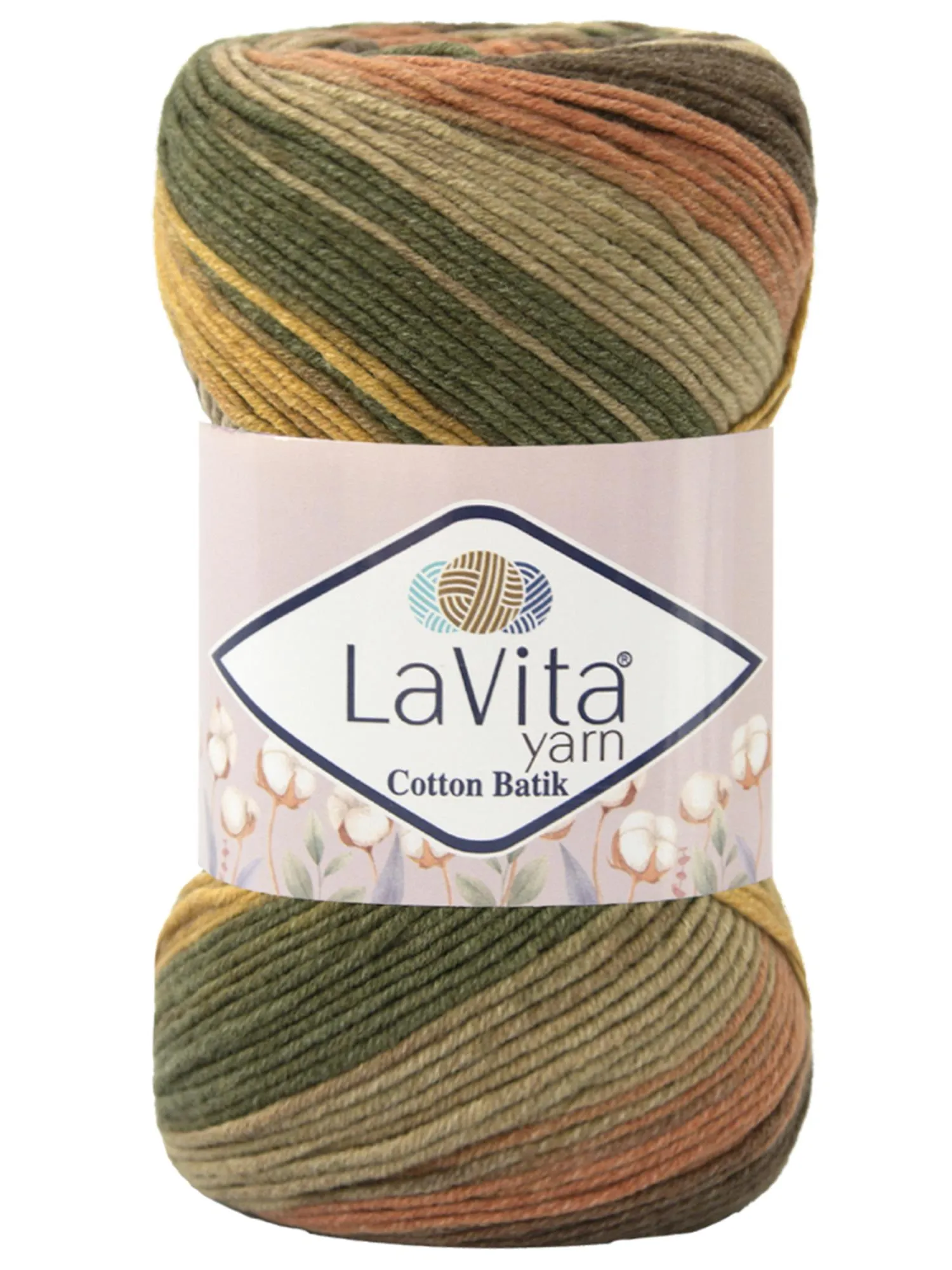 Пряжа LaVita Cotton Batik CB07