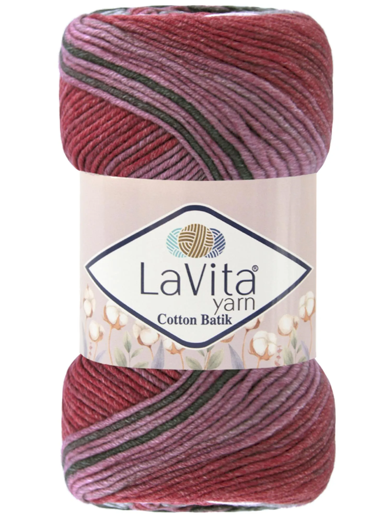 Пряжа LaVita Cotton Batik CB08
