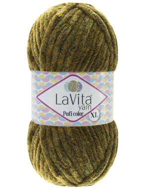 Пряжа LaVita Pufi Color XL 9470 - 1 моток