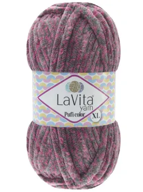 Пряжа LaVita Pufi Color XL 9472