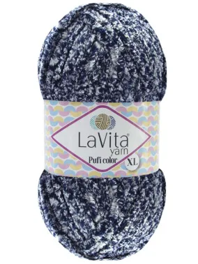Пряжа LaVita Pufi Color XL 9468 - 1 моток