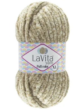 Пряжа LaVita Pufi Color XL 9466 - 1 моток