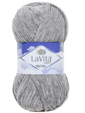 Пряжа LaVita Mini Velur 6001 - 1 моток