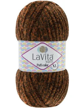 Пряжа LaVita Pufi Color XL 9463 - 1 моток